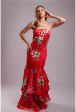 Vestido Estampado Treboles y lirios del valle - Imagen 2