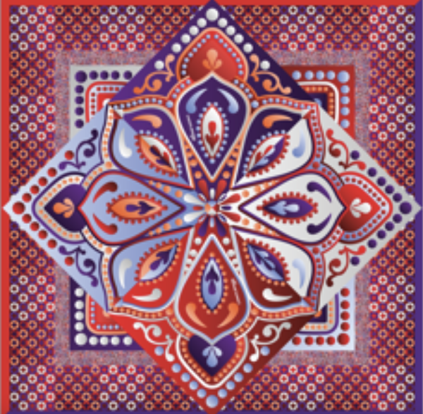 petalos Pañuelo Pétalos 1.20x 1.20 cm - Imagen 1